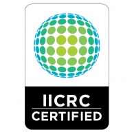 IICRC Certified logo with globe design.