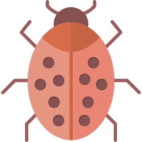Simple ladybug illustration